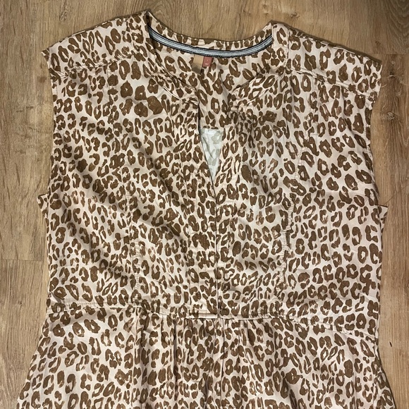 Anthropologie Pilcro Leopard Print Tunic Dress - Picture 5 of 9